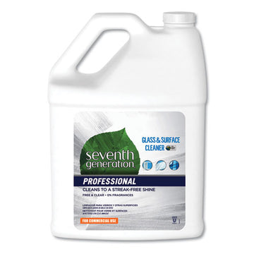Seventh Generation® Professional Glass And Surface Cleaner, Free And Clear, 1 Gal Bottle freeshipping - TVN Wholesale